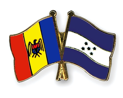 Fahnen Pins Moldau Honduras