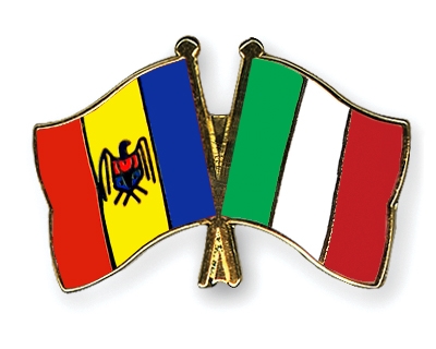 Fahnen Pins Moldau Italien