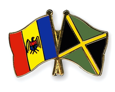 Fahnen Pins Moldau Jamaika