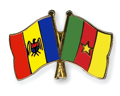 Fahnen Pins Moldau Kamerun