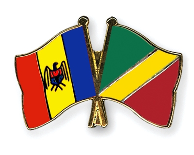 Fahnen Pins Moldau Kongo-Republik