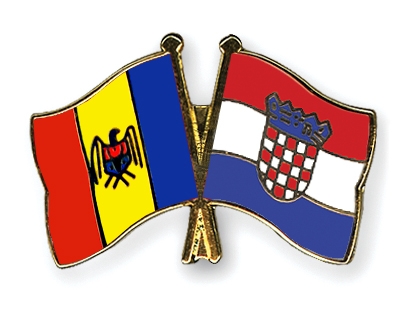 Fahnen Pins Moldau Kroatien