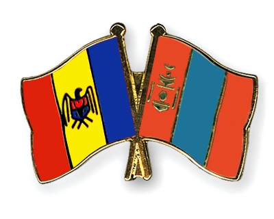 Fahnen Pins Moldau Mongolei