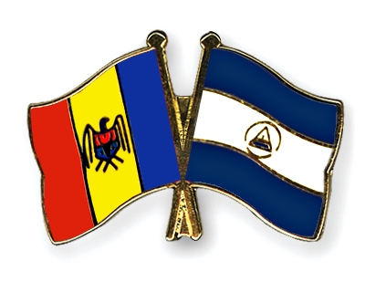 Fahnen Pins Moldau Nicaragua