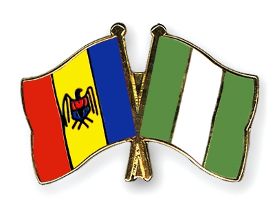 Fahnen Pins Moldau Nigeria