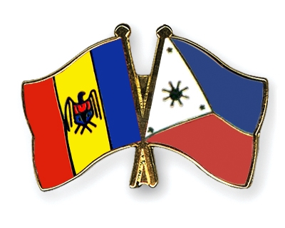 Fahnen Pins Moldau Philippinen