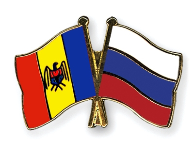 Fahnen Pins Moldau Russland