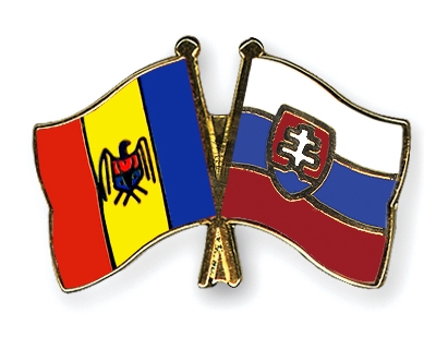 Fahnen Pins Moldau Slowakei