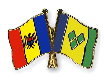 Fahnen Pins Moldau St-Vincent-und-die-Grenadinen