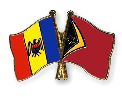 Fahnen Pins Moldau Timor-Leste