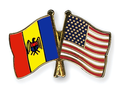 Fahnen Pins Moldau USA