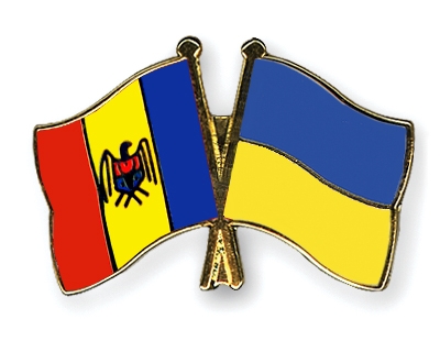 Fahnen Pins Moldau Ukraine