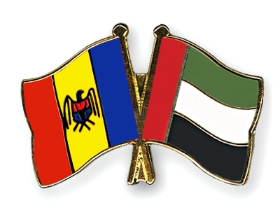 Fahnen Pins Moldau Ver-Arab-Emirate