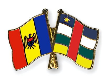Fahnen Pins Moldau Zentralafrikanische-Republik