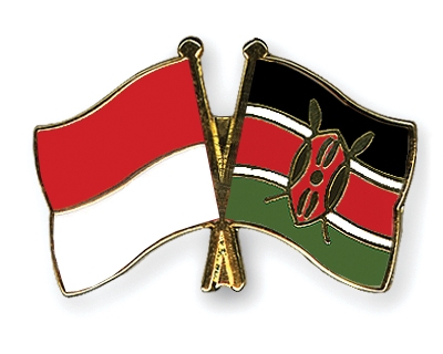 Fahnen Pins Monaco Kenia