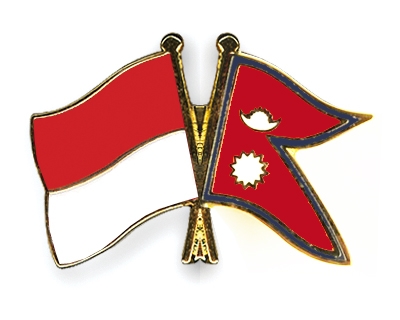 Fahnen Pins Monaco Nepal