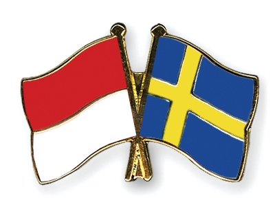 Fahnen Pins Monaco Schweden