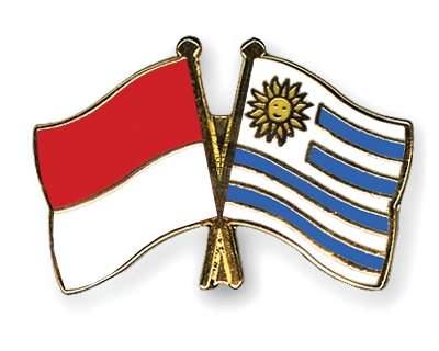 Fahnen Pins Monaco Uruguay