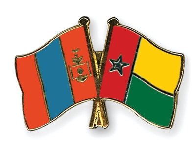 Fahnen Pins Mongolei Guinea-Bissau