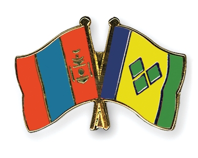 Fahnen Pins Mongolei St-Vincent-und-die-Grenadinen