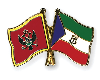 Fahnen Pins Montenegro quatorialguinea