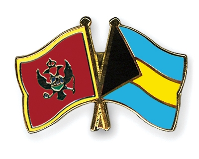 Fahnen Pins Montenegro Bahamas