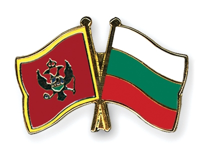 Fahnen Pins Montenegro Bulgarien