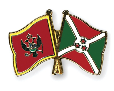 Fahnen Pins Montenegro Burundi