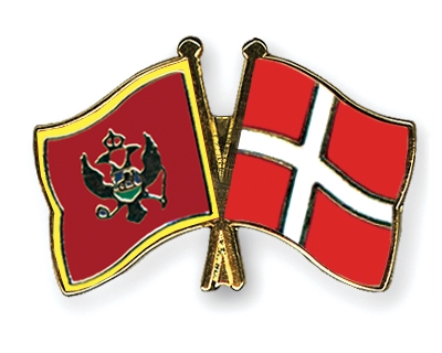 Fahnen Pins Montenegro Dnemark