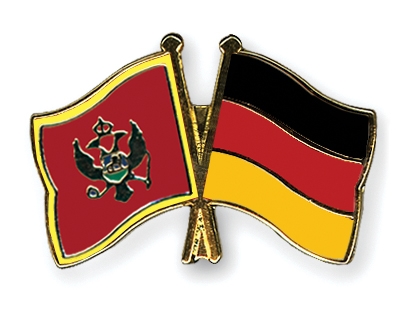 Fahnen Pins Montenegro Deutschland