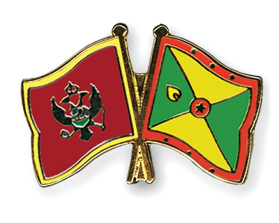 Fahnen Pins Montenegro Grenada