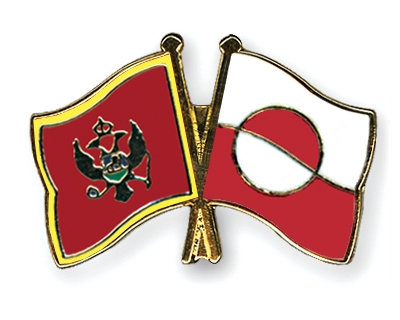 Fahnen Pins Montenegro Grnland