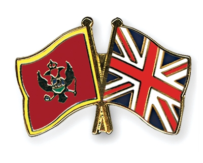 Fahnen Pins Montenegro Grossbritannien