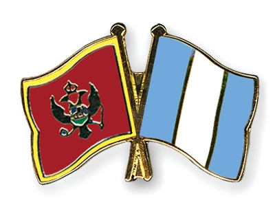 Fahnen Pins Montenegro Guatemala