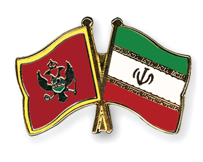 Fahnen Pins Montenegro Iran