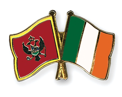 Fahnen Pins Montenegro Irland