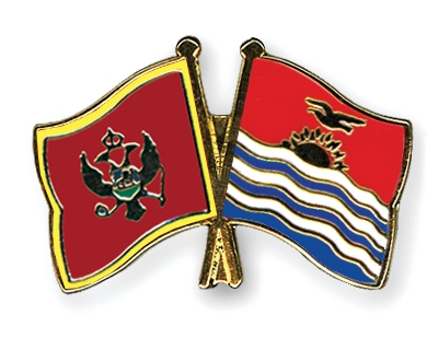 Fahnen Pins Montenegro Kiribati