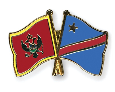 Fahnen Pins Montenegro Kongo-Demokratische-Republik