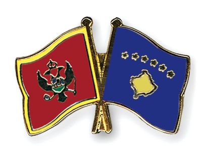 Fahnen Pins Montenegro Kosovo