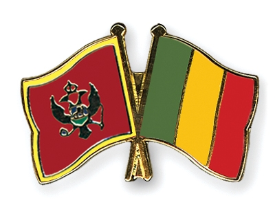 Fahnen Pins Montenegro Mali