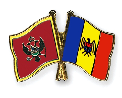 Fahnen Pins Montenegro Moldau