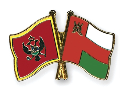 Fahnen Pins Montenegro Oman