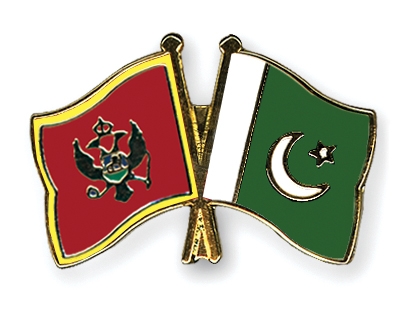 Fahnen Pins Montenegro Pakistan