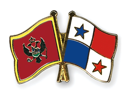 Fahnen Pins Montenegro Panama