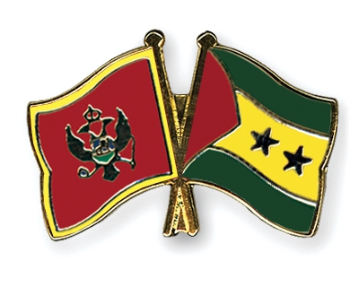 Fahnen Pins Montenegro Sao-Tome-und-Principe