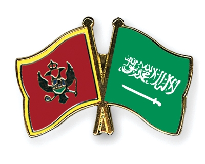 Fahnen Pins Montenegro Saudi-Arabien