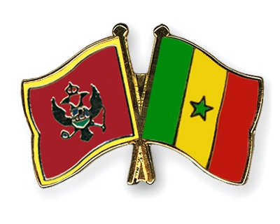 Fahnen Pins Montenegro Senegal