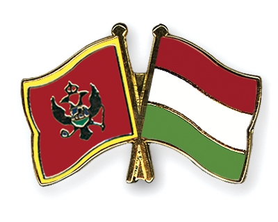 Fahnen Pins Montenegro Ungarn