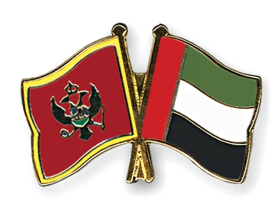 Fahnen Pins Montenegro Ver-Arab-Emirate