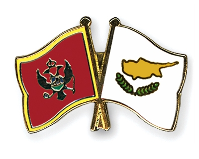 Fahnen Pins Montenegro Zypern